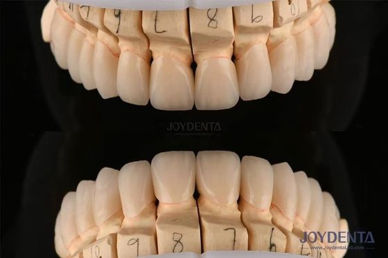 شراء زيركونيا الأسنان الملمعة ذات الطبقات 0.3-0.5mm سمك مع تكنولوجيا CAD CAM التصنيع عبر الإنترنت